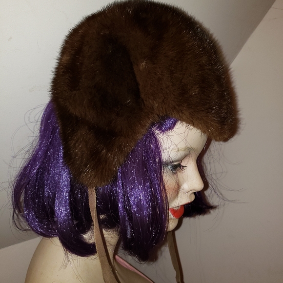 Vintage Fur Hat Miss Alice Lord Taylor Salon - Picture 2 of 6